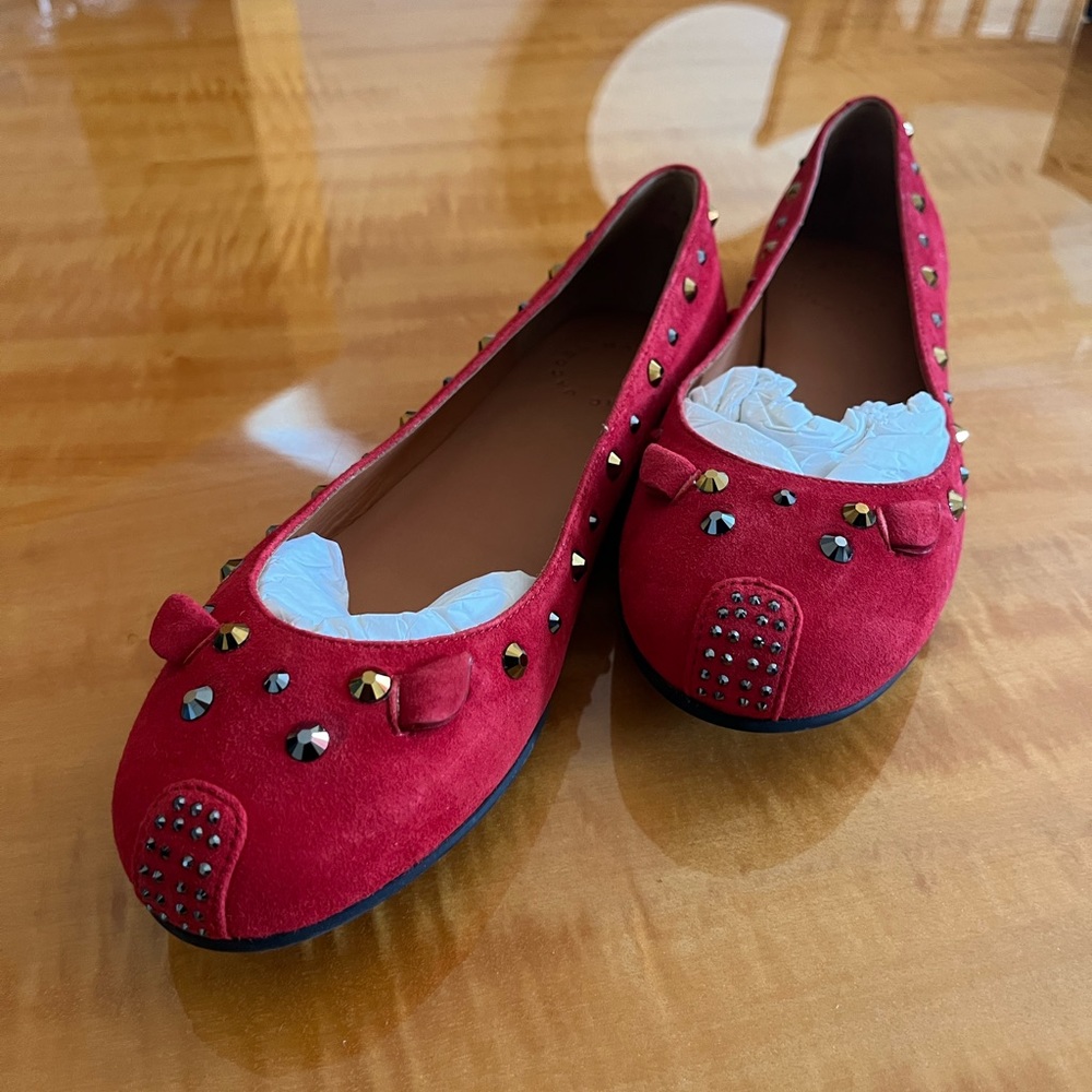 Marc by Marc Jacobs Red Flats